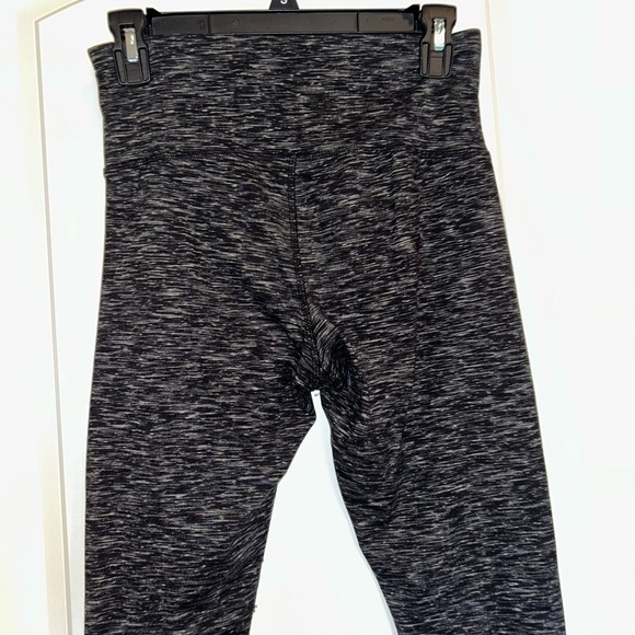 Dark heather grey high rise cotton Leggings - Picture 3 of 4